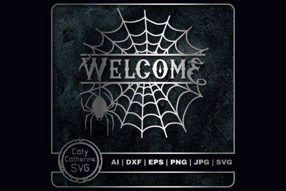 Download Welcome Home Decor Halloween Spider Web - Home Collection