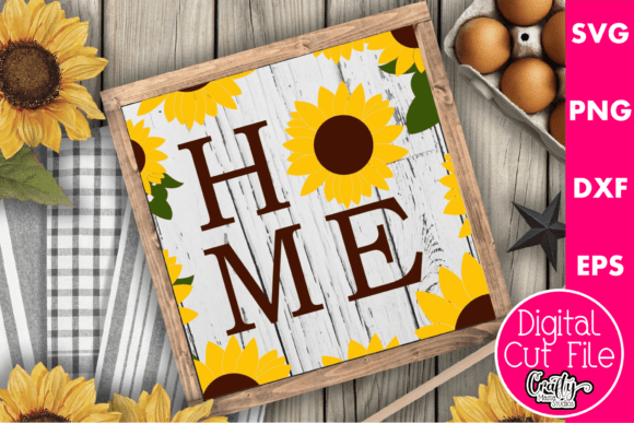 Download Sunflower Home Sign - Home Collection