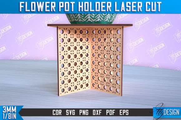 Download Flower Pot Holder Laser Cut | Home Decor - Home Collection