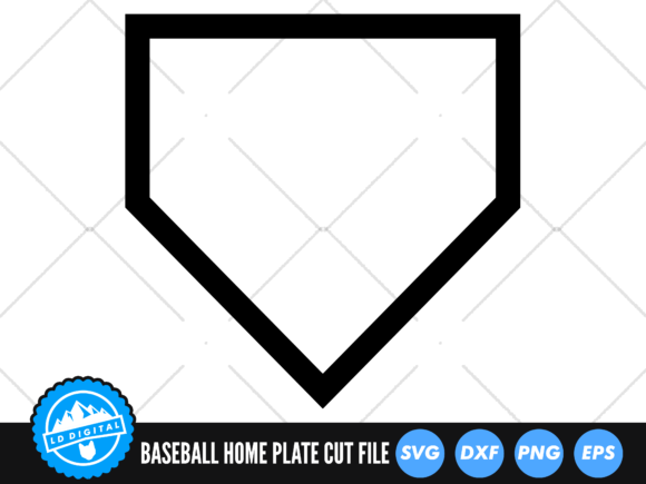 Download Baseball Home Plate SVG | Baseball SVG - Home Collection