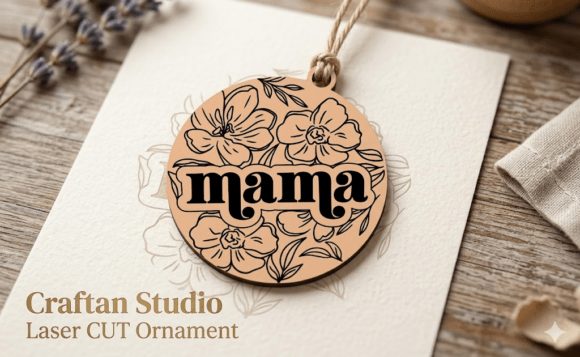 Download Mama Floral Round Hanging Ornament - Round hanging Collection
