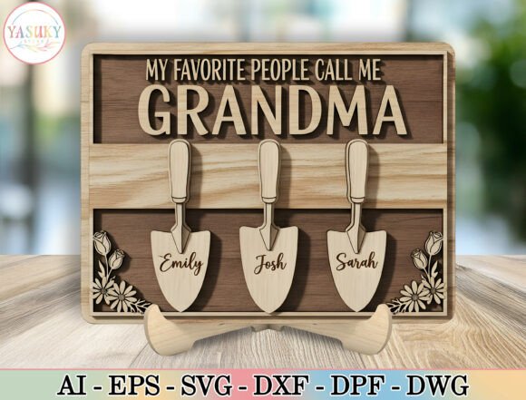 Download Personalized Grandma Garden Sign SVG - Premium Resources