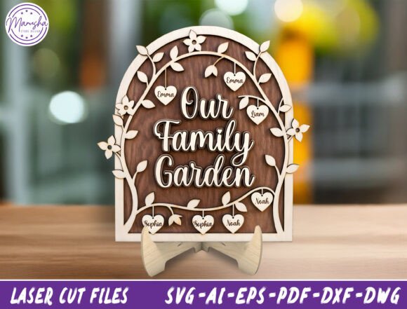 Download Personalized Family Garden Sign SVG - Premium Resources